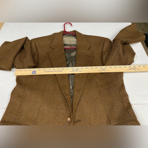 Ralph Lauren Chaps Mens Brown Blazer Measurements In Pics - Picture 11 of 13